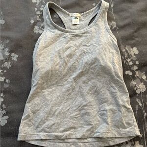 Old Navy Gray Fitted Tank Top Size Medium